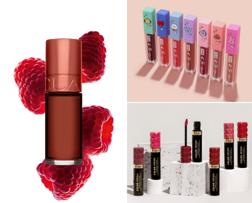 Kiss-Proof. Smudge-Proof. Compliment-Worthy. cover photo collage
