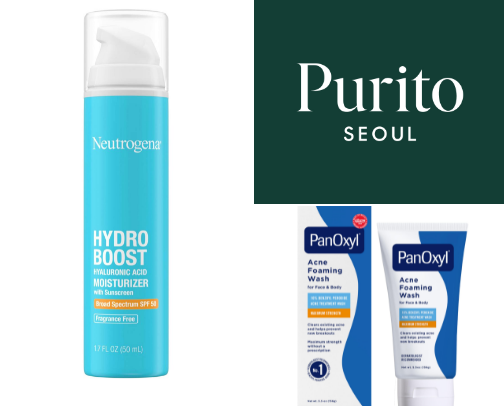 Retail skincare products that I’ve used and love. cover photo collage