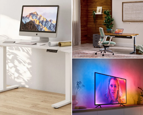 Must have Perfect Work Setup Desk, Chair and Tech Essentials cover photo collage
