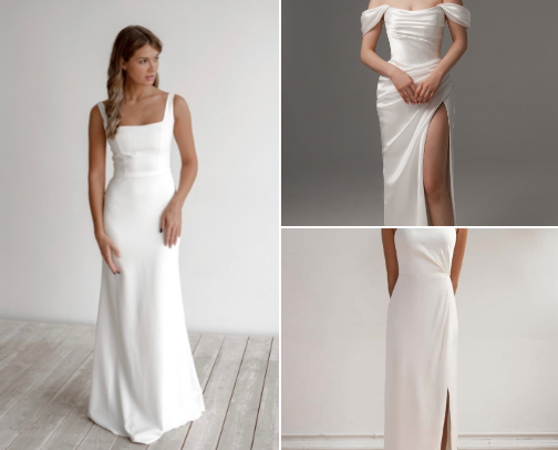 Retail Wedding Growns cover photo collage
