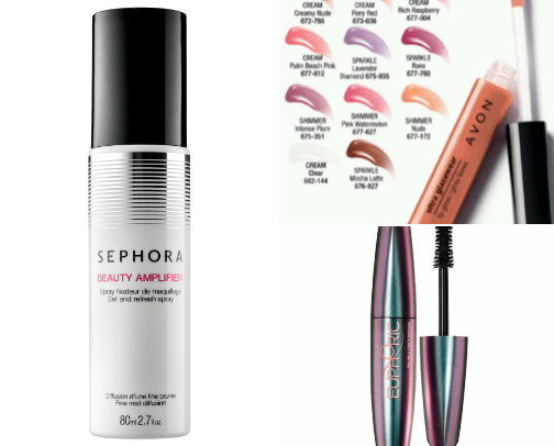 cosmetics cover photo collage