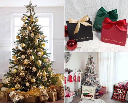 CHRISTMAS DECORATION ☃️🎄🎅🎉 cover photo collage