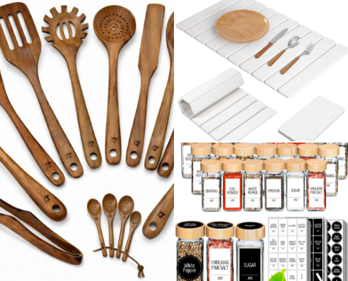 Kitchen essentials cover photo collage