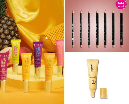 My most used lip products! cover photo collage