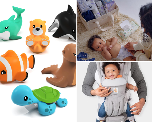 My baby shopping cover photo collage