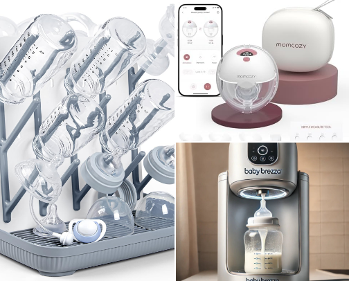 50+ Breastfeeding Essentials Every New Mom Needs | Nursing, Pumping & Postpartum Must-Haves cover photo collage