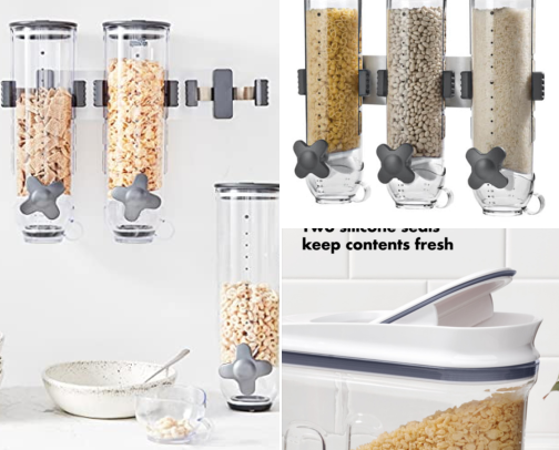 I Finally Found Pantry Organizers That Let My Kids Pour Cereal Without Spilling cover photo collage