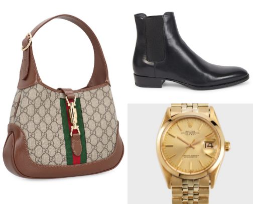 The Luxe List: Trending Without Limits — Signals exclusivity and modern relevance. cover photo collage