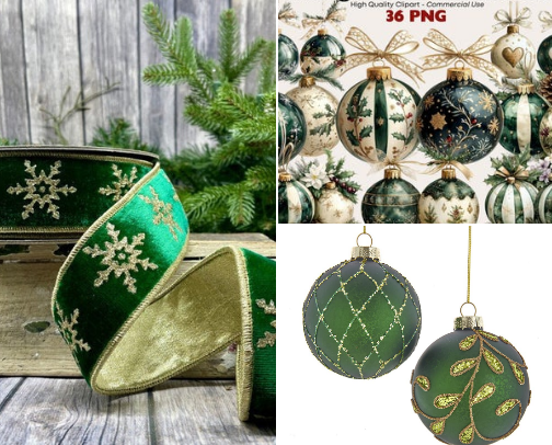 💚 CHRISTMAS DECOR 2025 - MY EMERALD LUXE HOLIDAY EDITION. cover photo collage