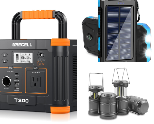 Hurricane/Storm supplies cover photo collage