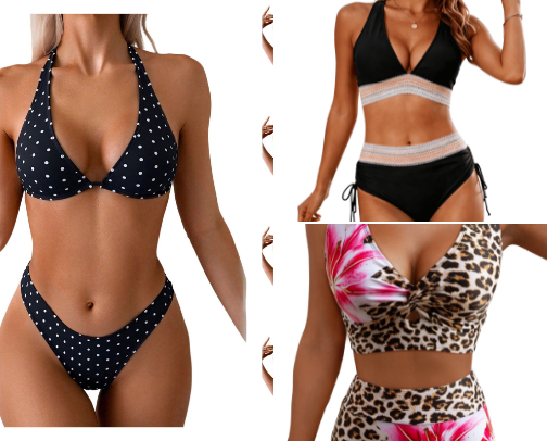 SUMMER  Bikinis Trendy and affordable ☀️👙 cover photo collage