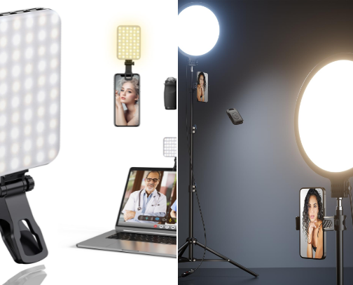 Items useful for content creation cover photo collage