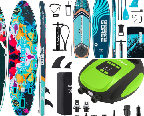 Paddle Boarding Adventure Fun cover photo collage