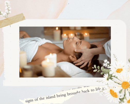 Self care products cover photo collage