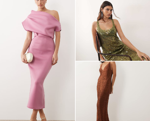 Woman COZY DRESS PARTY OCCASION cover photo collage