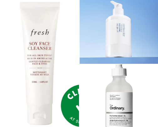 Skincare routine for dry skin cover photo collage