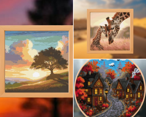 All Cross Stitch Patterns cover photo collage