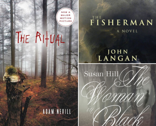 Horror Books for a Rainy Day cover photo collage