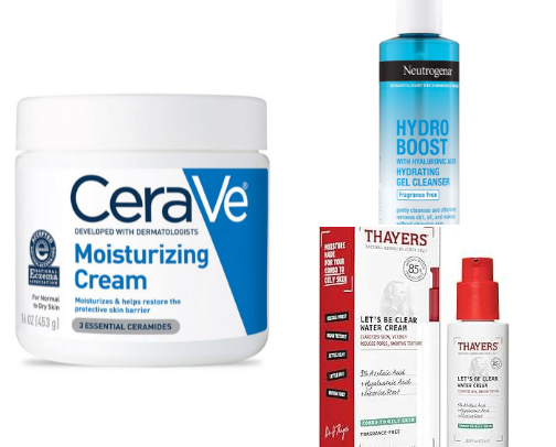 Skincare Recs I Love💕 cover photo collage