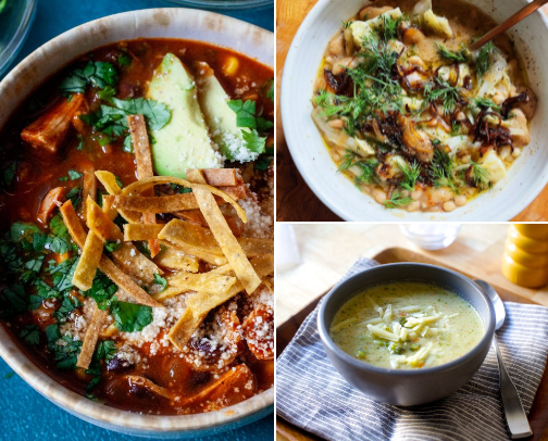 Soups and Stews: Cozy Recipes for Fall and Winter cover photo collage