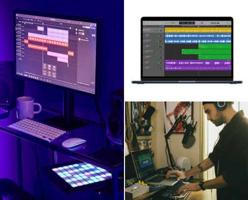 Music software 🎵🎼 cover photo collage