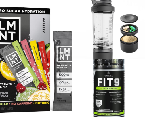 Workout Hydration & Wellness Essentials cover photo collage