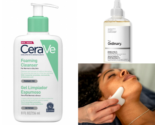 Skincare worth the hype cover photo collage