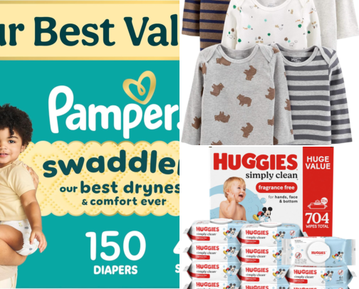 Gifts for Newborn Baby Boy: Useful and Unique Gift Sets for a New Baby Anytime cover photo collage