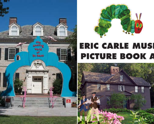 Literature Lovers Places to Visit in Massachusetts cover photo collage