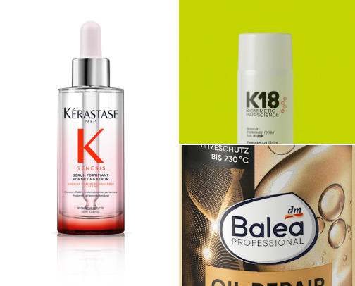 My perfect hair products cover photo collage