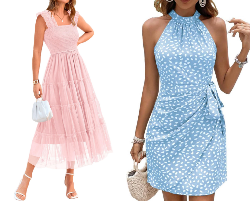Highly Rated Wedding Guest Dresses from Amazon 💐 cover photo collage