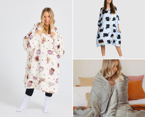Oodie hoodies|sleep tees cover photo collage
