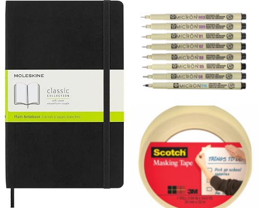 SKETCHBOOKAPALOOZA!! (design, brainstorm, & catalogue your inspirations/ideas) cover photo collage