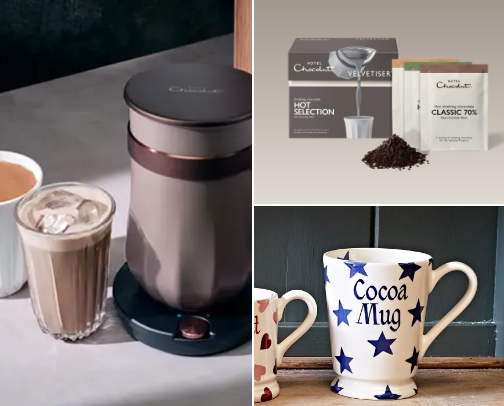 Hot chocolate lovers essentials cover photo collage