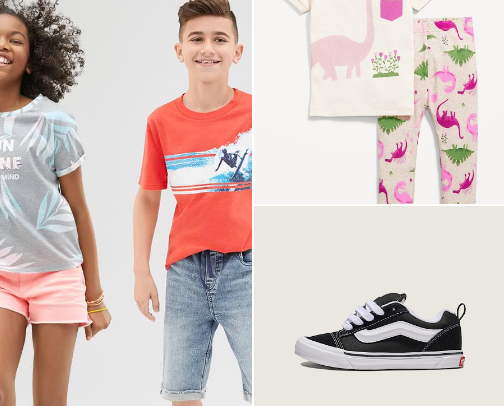 Kids clothes and shoes! cover photo collage