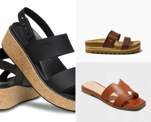 Comfy and Cute Warm Weather shoes! cover photo collage