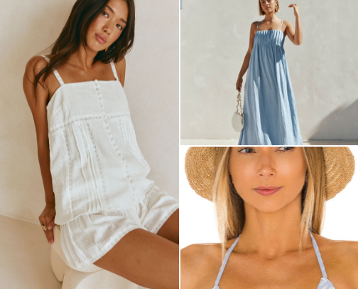 What I'd wear island hopping in Greece cover photo collage
