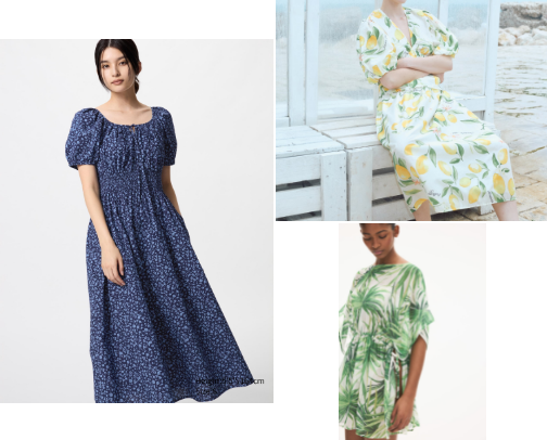 Fresh & Fabulous: Women’s Summer Dresses cover photo collage