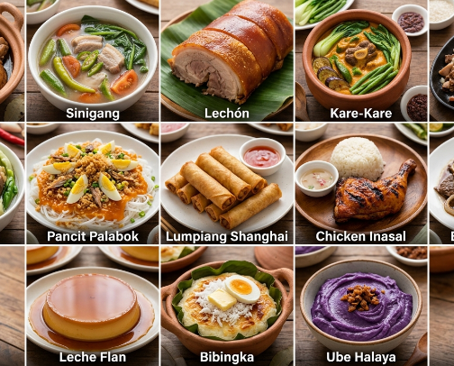 Flavorful Delicacies: Must Try Filipino Foods cover photo collage