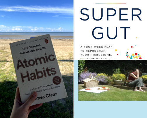 Books to read when you have SIBO, Histamine and other Gut Issues cover photo collage