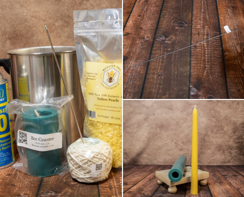 Candle Making for Beginners cover photo collage