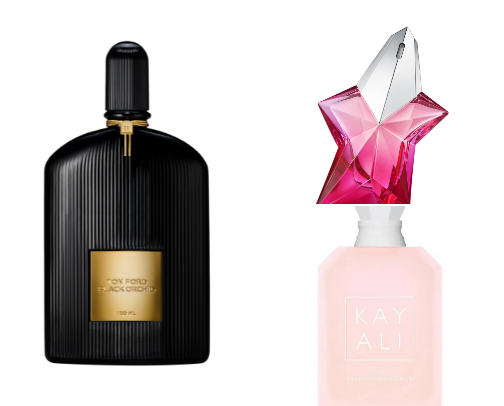 Most complimented fragrances cover photo collage