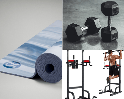 Must Haves for your Home Gym cover photo collage