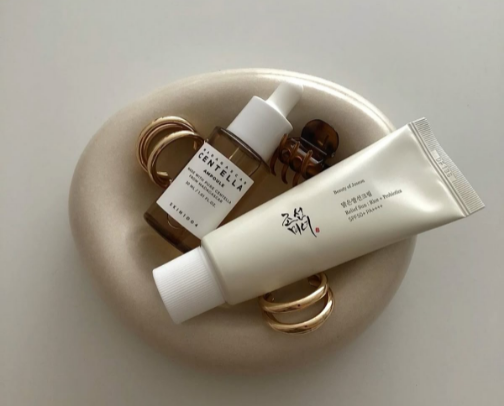 Skincare essentials ✨🎀 cover photo collage