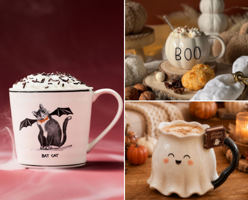 Cosy Autumn, Fall & Halloween Mugs You'll Love cover photo collage