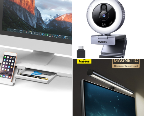 20 Desk Accessories That Completely Transformed My WFH Setup cover photo collage