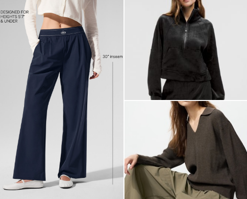 Leisure & comfort wear favs cover photo collage