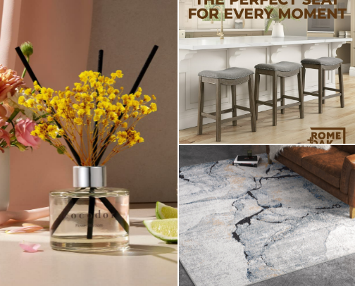 Cozy Home Finds cover photo collage