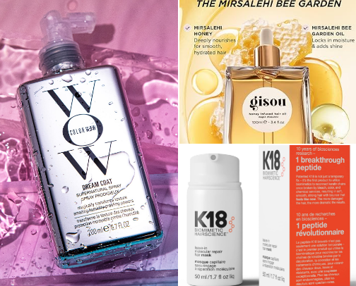 hair care cover photo collage