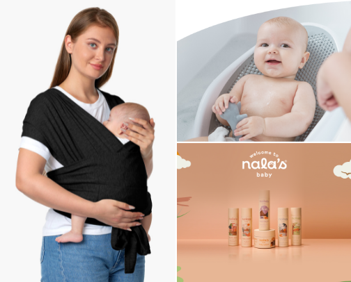 Baby essentials cover photo collage
